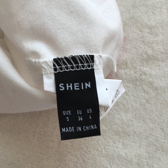 Shein cutout heart with safety pins top - Picture 5 of 5